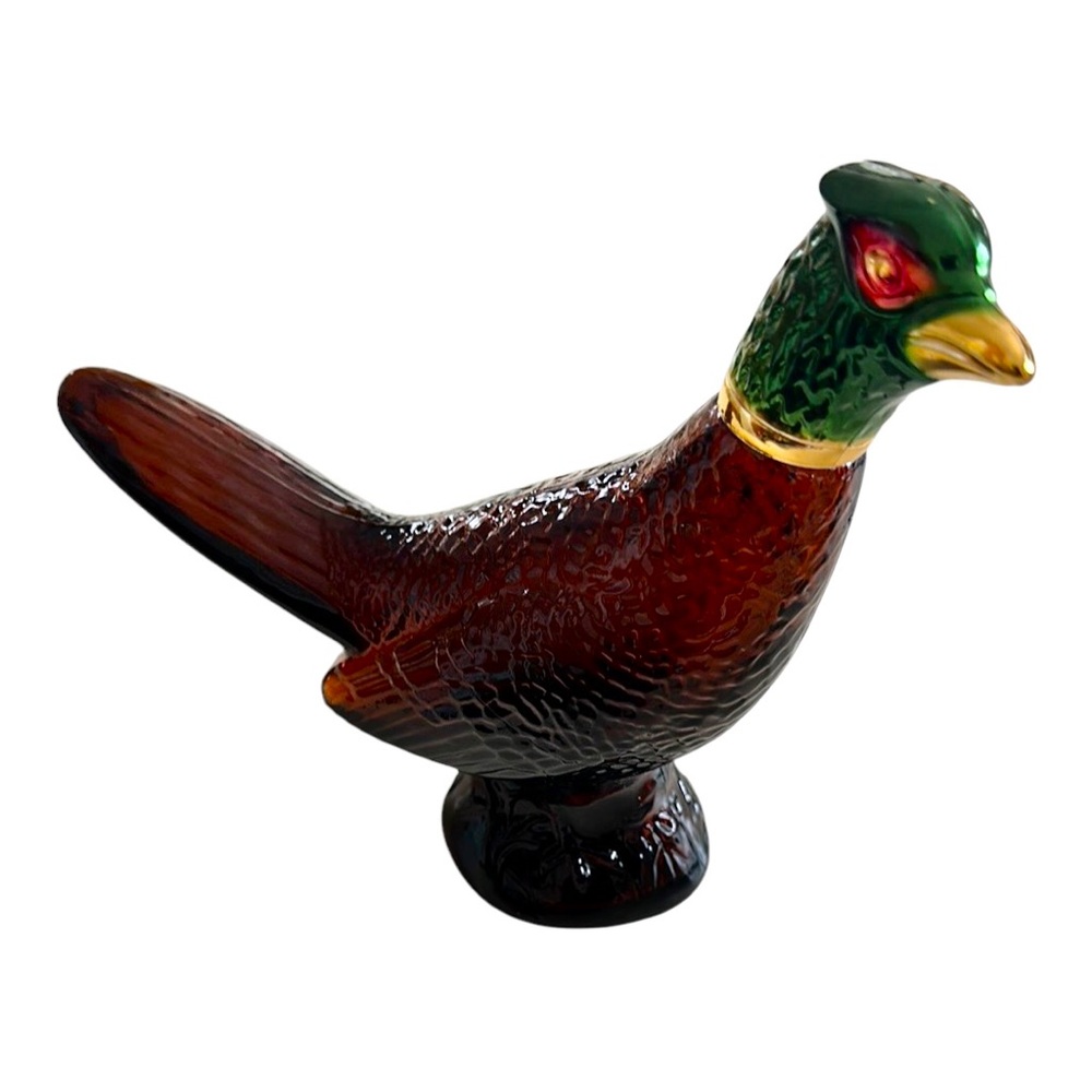 Avon Decorative Glass Pheasant Aftershave Decanter